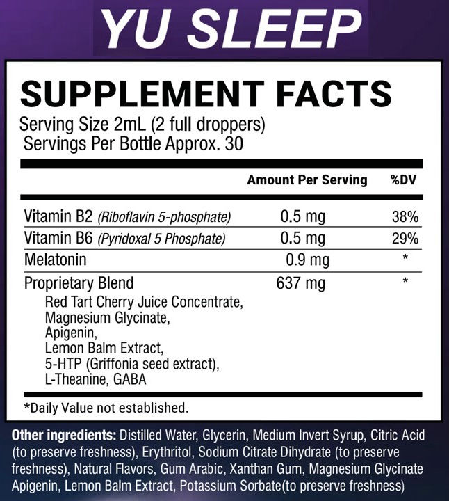 supplement-facts-yu-sleep